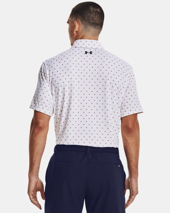 Men's UA Playoff 3.0 Printed Polo in White image number 1